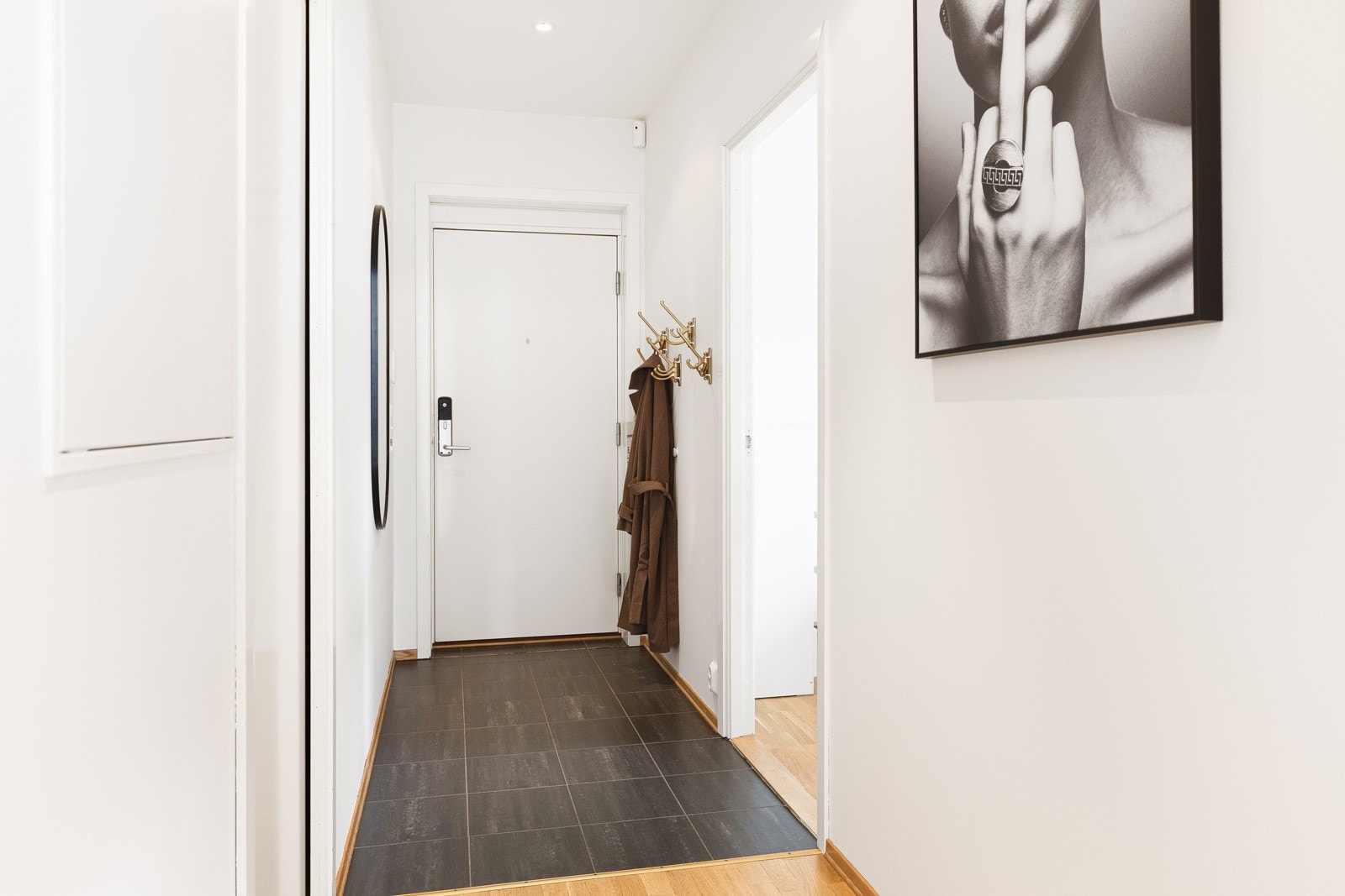 Entréen er av god størrelse. Galleribilde