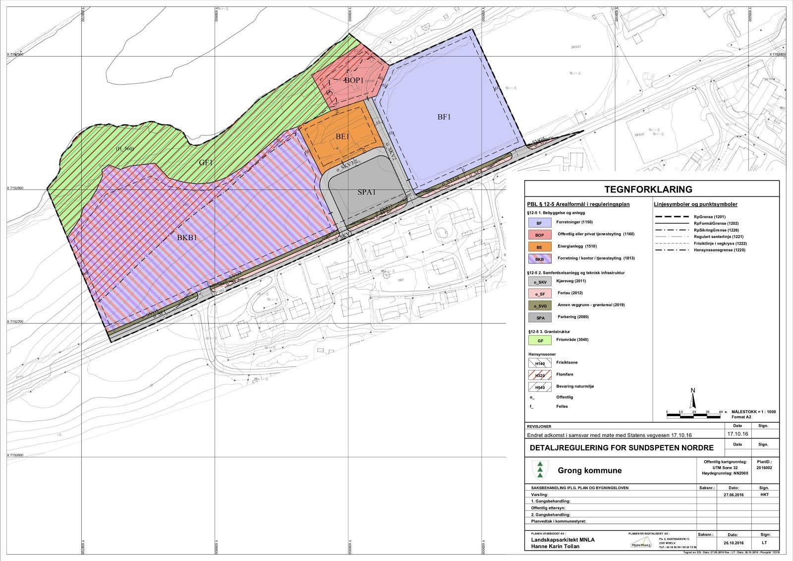 Plankart. Området er ferdig regulert og klart for søknad om rammetillatelse. Galleribilde