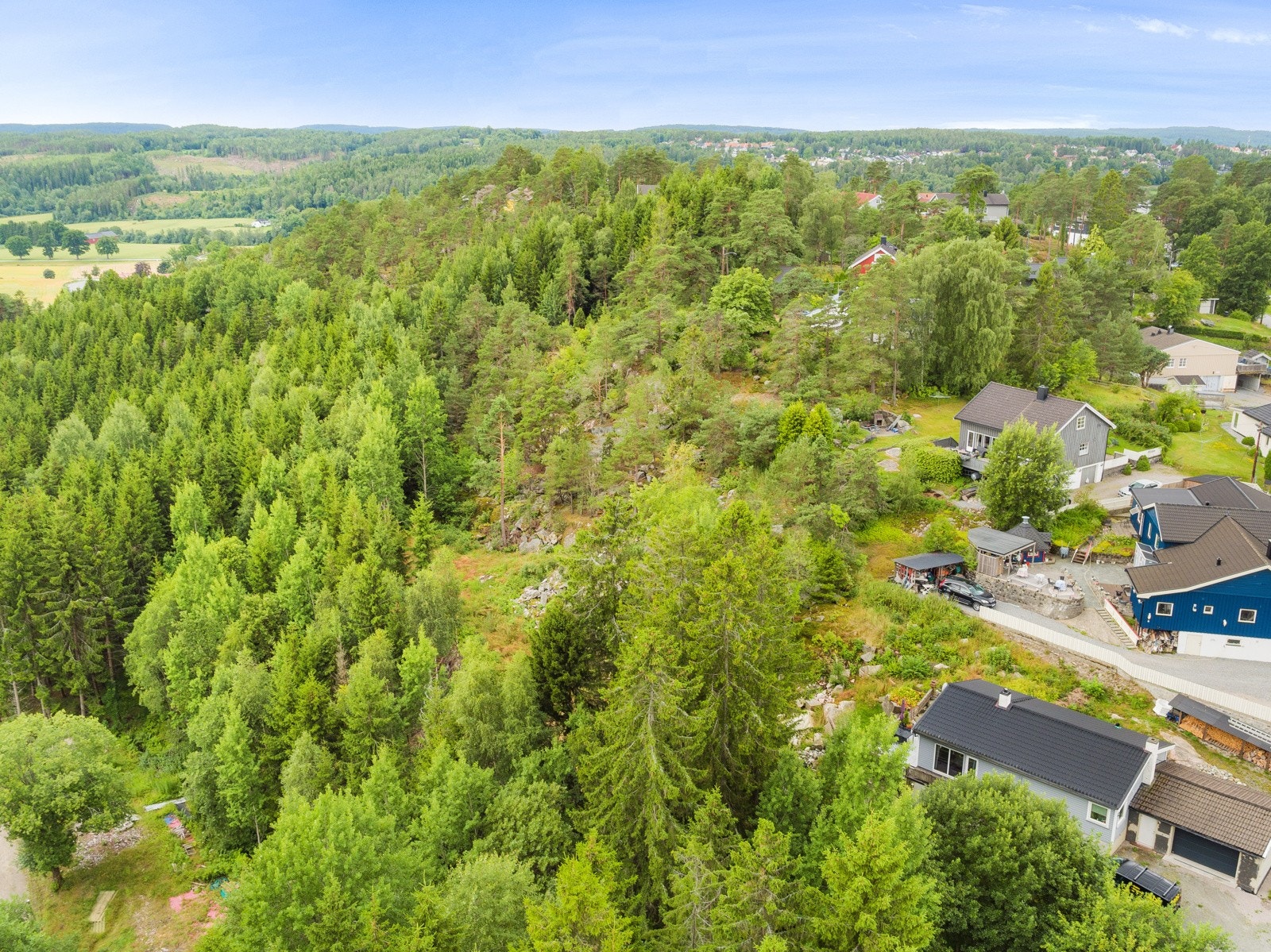 Høydefoto over området Galleribilde
