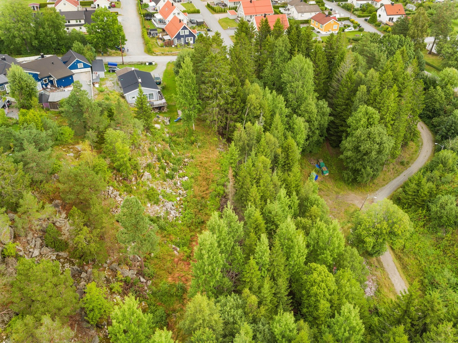 Høydefoto over området Galleribilde