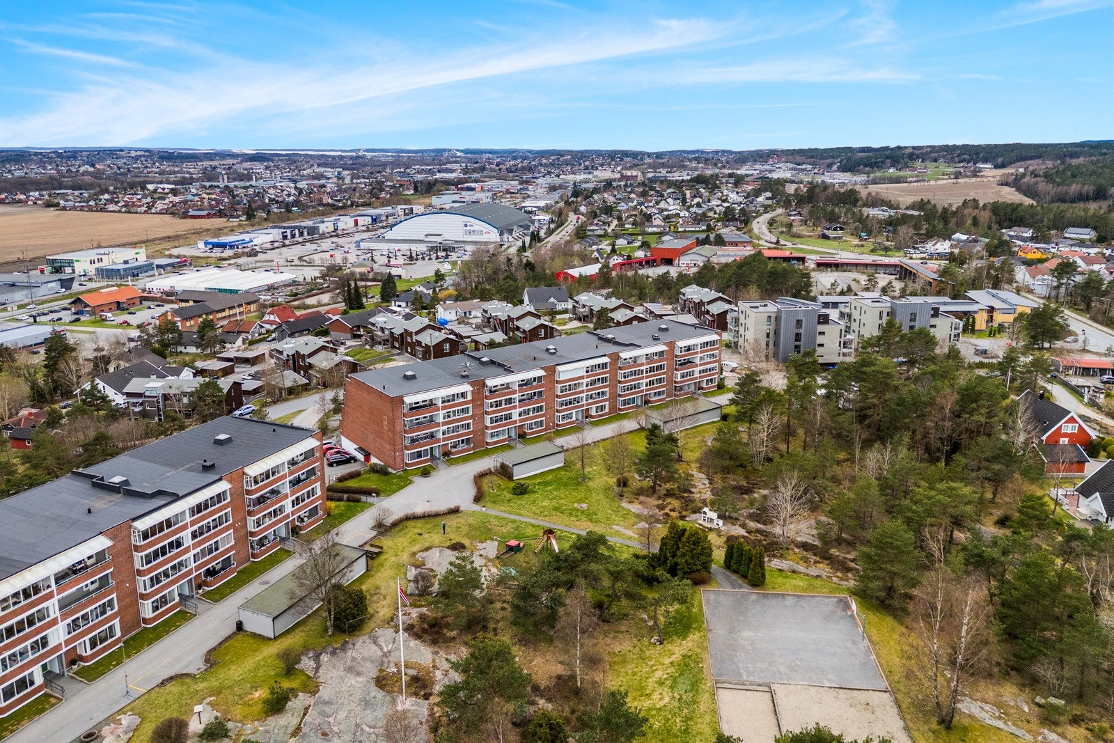Dronefoto Galleribilde