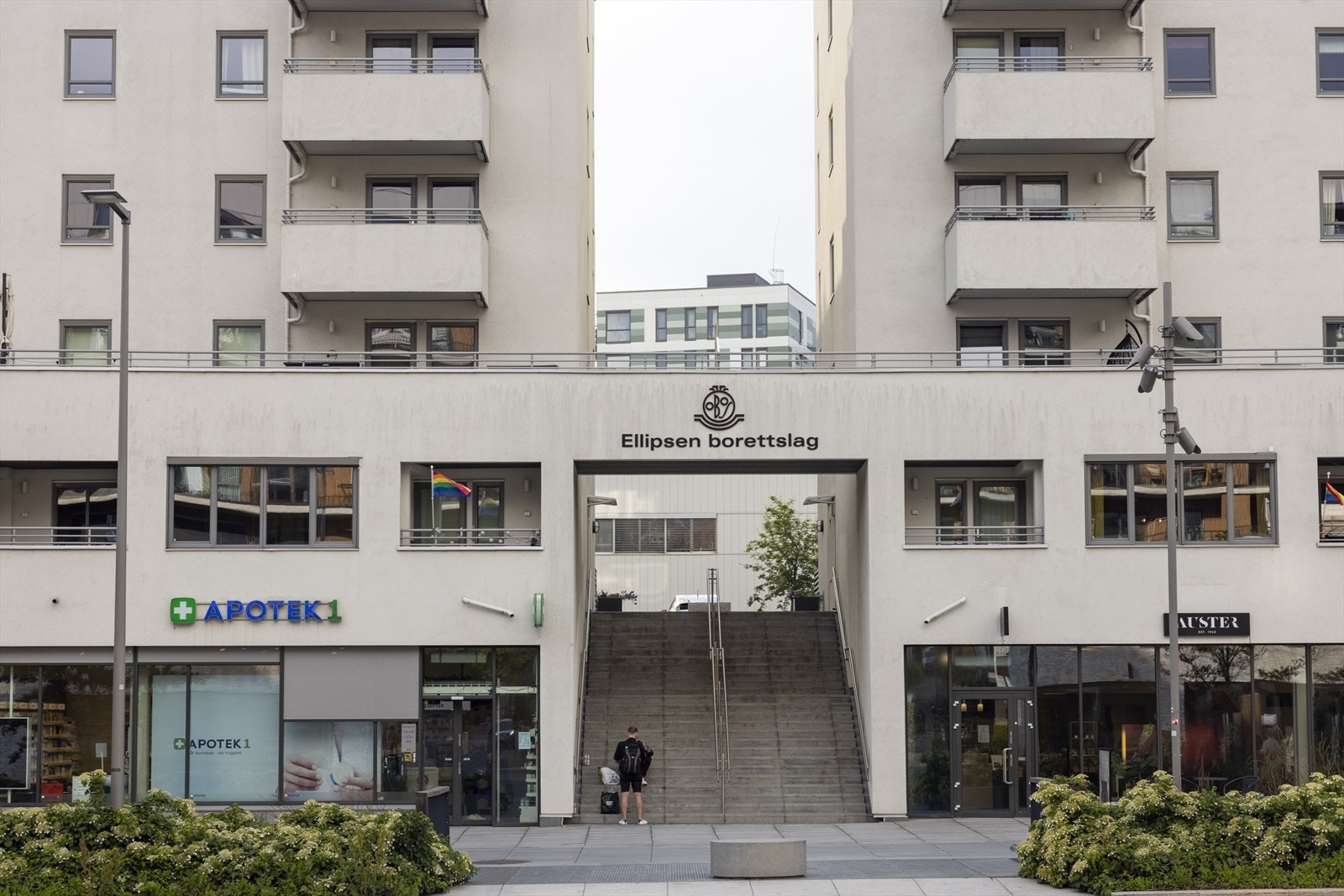 Borettslaget består av 4 blokker med 152 leiligheter Galleribilde