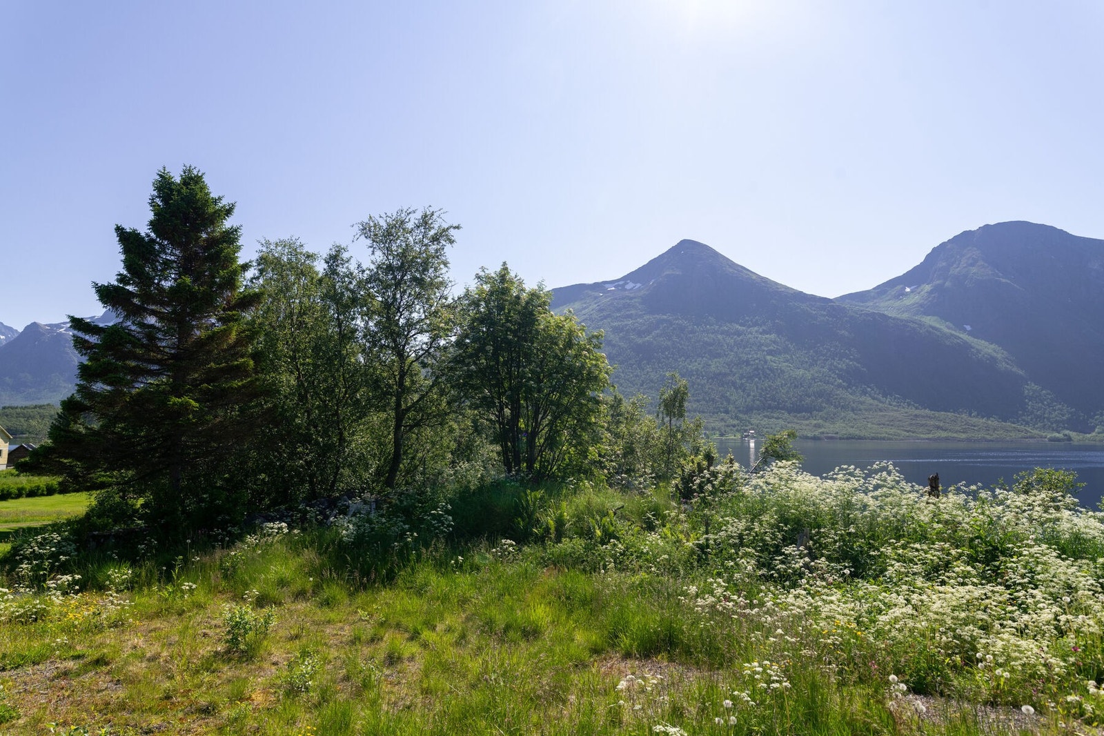 På eiendommen kan du nyte gode sol- og utsiktsforhold. Galleribilde