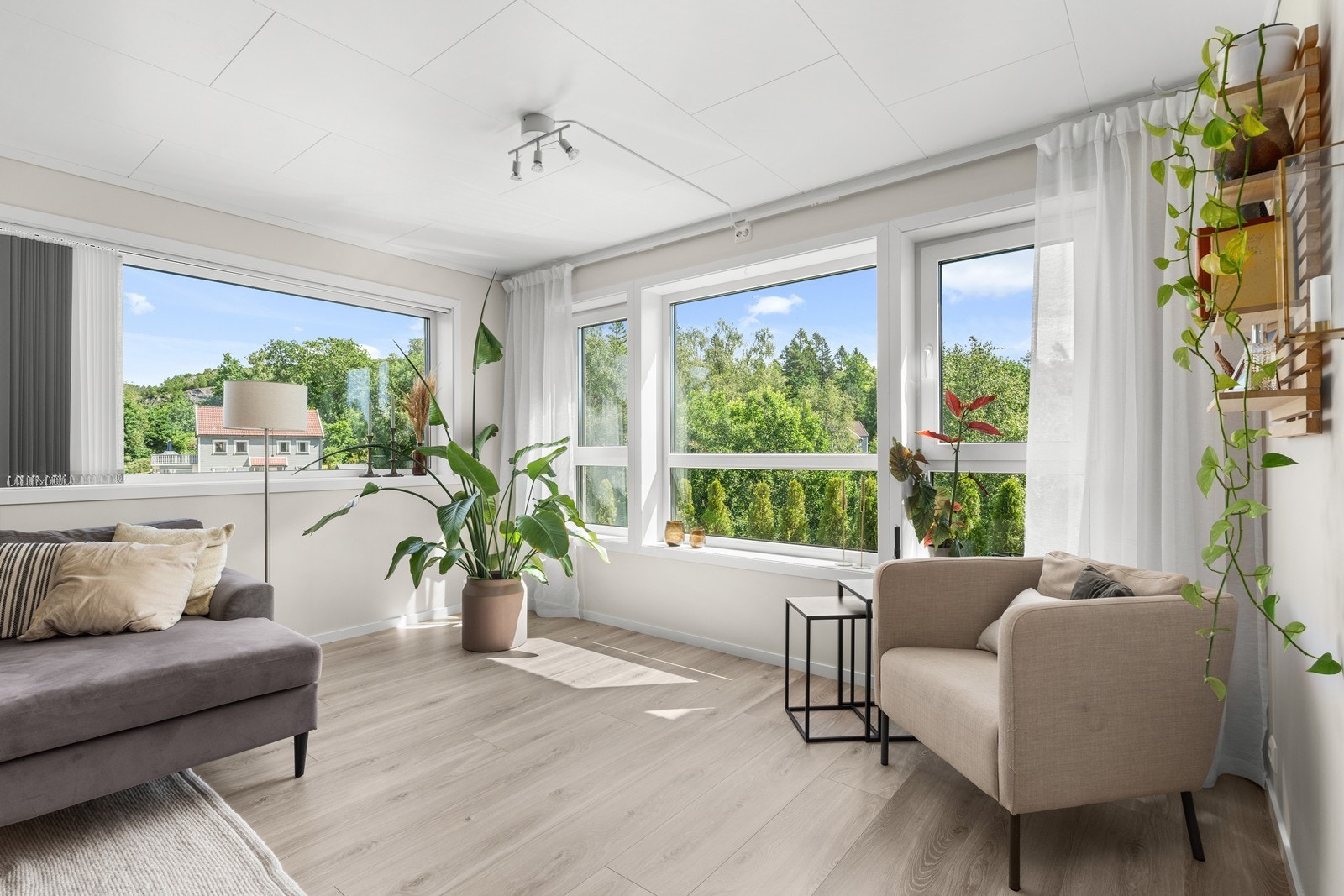 Behagelig utsikt fra stuen Galleribilde