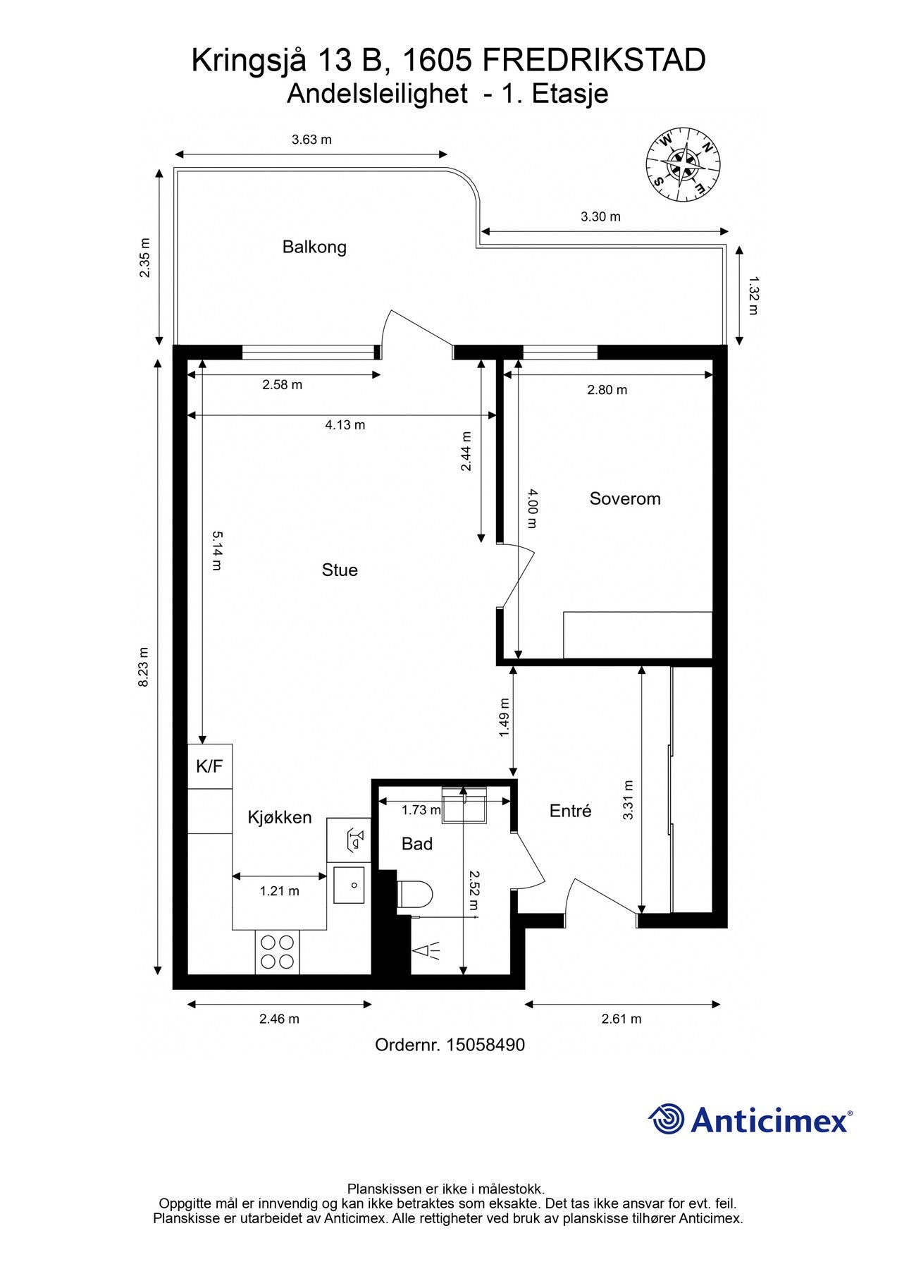 Plantegning - 1. etasje Galleribilde