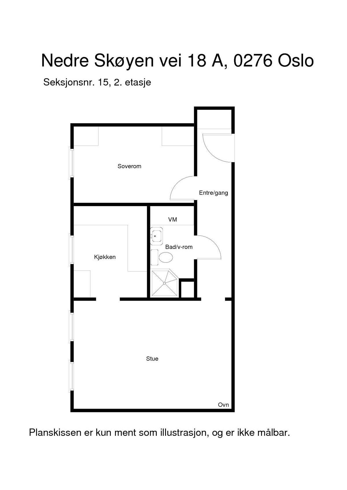 Planskisse Galleribilde