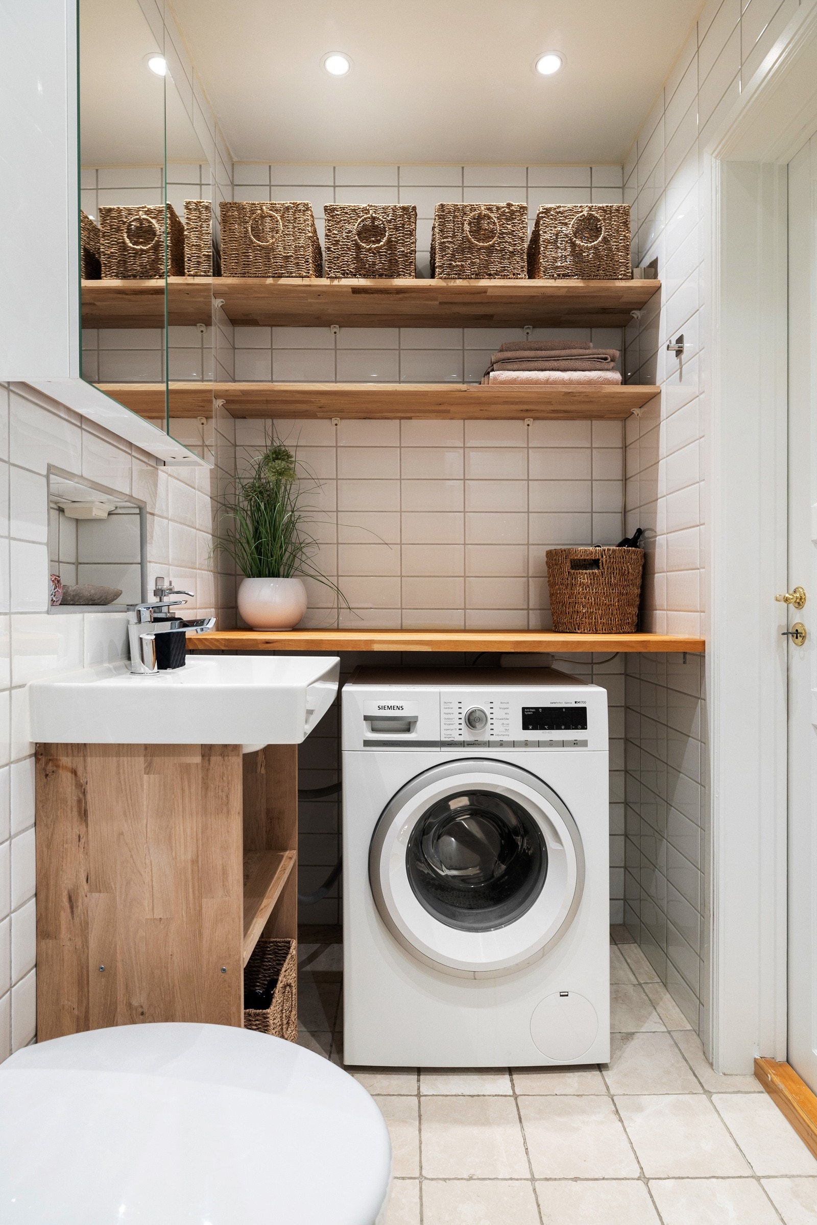 Badet har opplegg for vaskemaskin Galleribilde