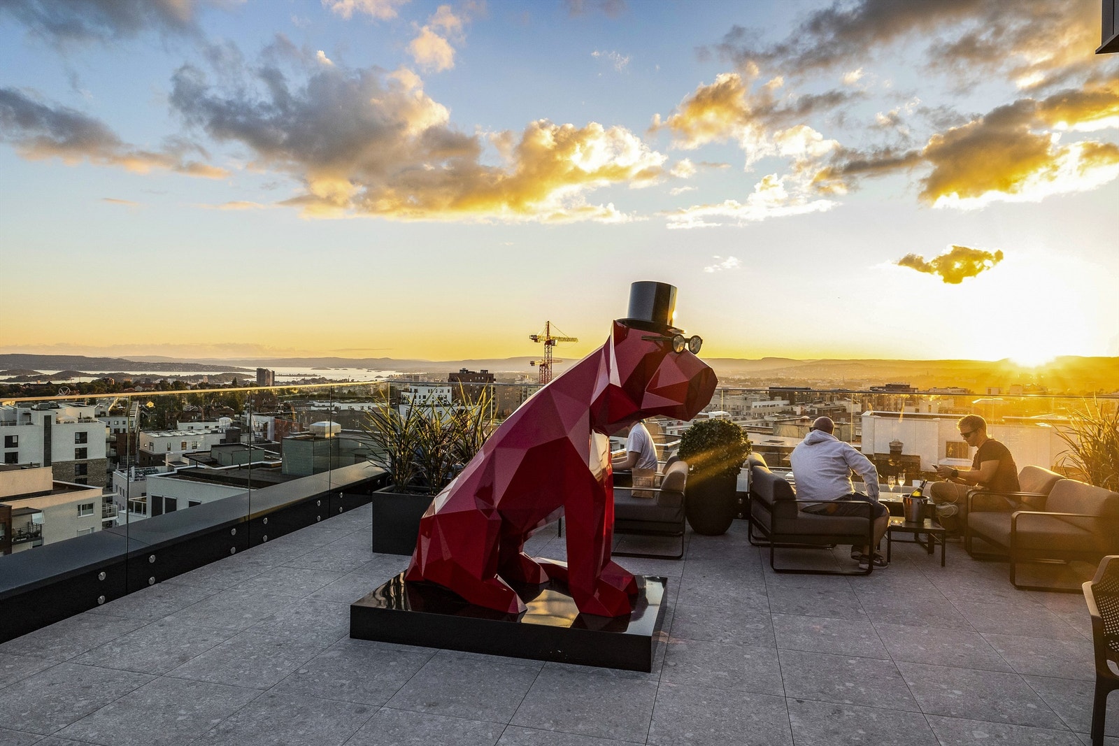 Nye baren på toppen av Radisson RED er siste tilskudd blant stedene man kan gå til etter arbeidstid på Hasle/Løren Galleribilde