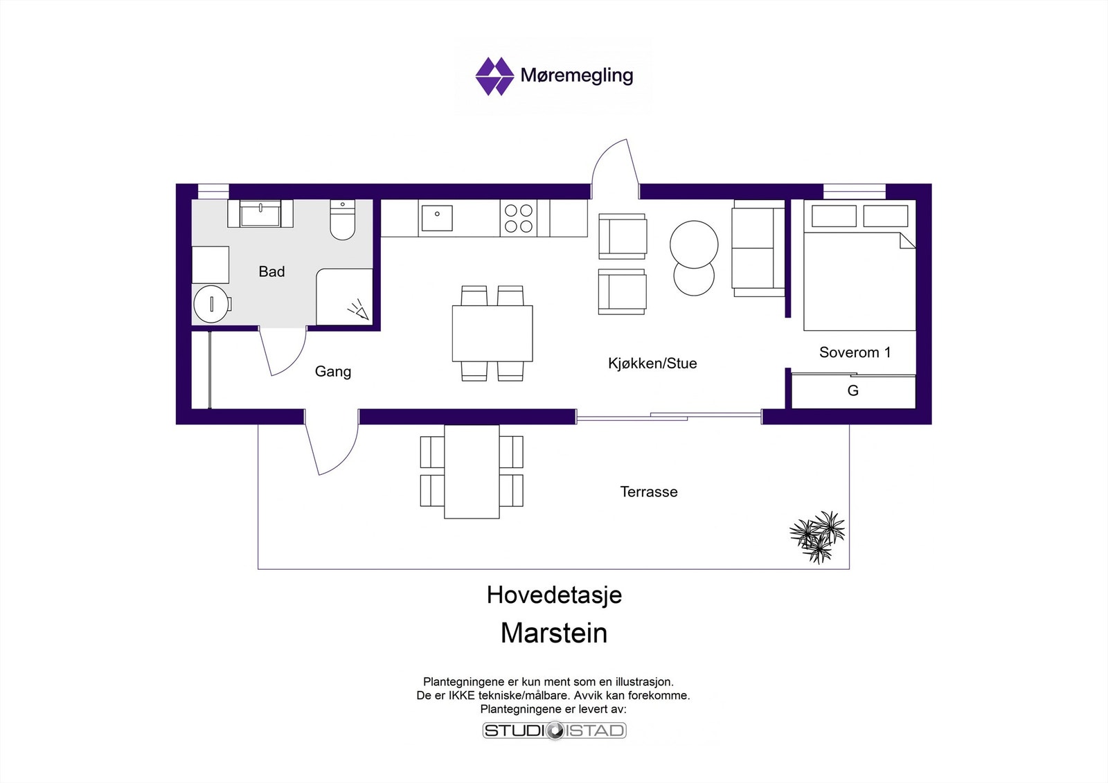 Plantegning Galleribilde