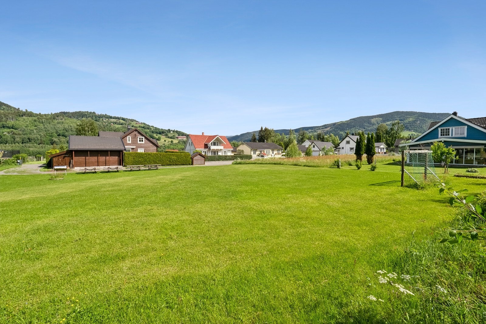 Felles friareal avsatt til lek i reguleringsplanen. Galleribilde