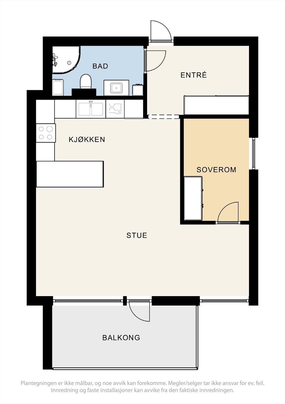 Plantegning Galleribilde