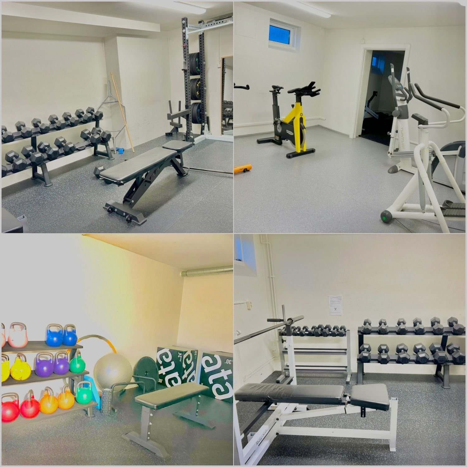 Beboerne i Engelsborg har tilgang til et godt utstyrt trimrom. Galleribilde