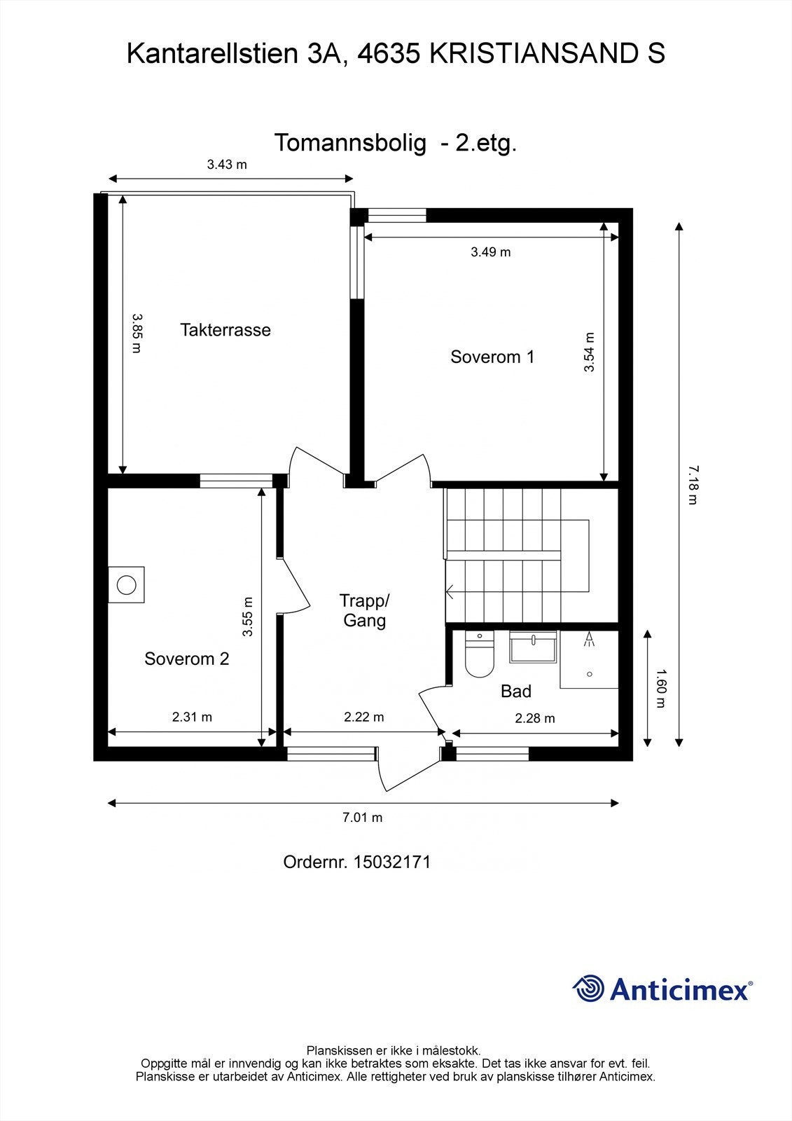 Plantegning - 2.etg Galleribilde