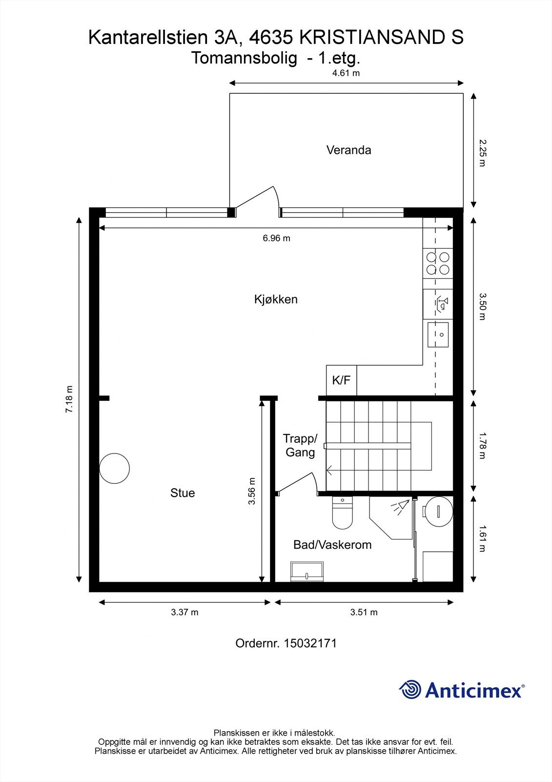 Plantegning - 1.etg. Galleribilde
