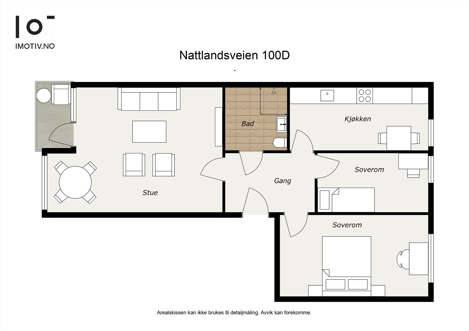 - God planløsning. I tillegg disponerer leiligheten en ekstern bod - Galleribilde