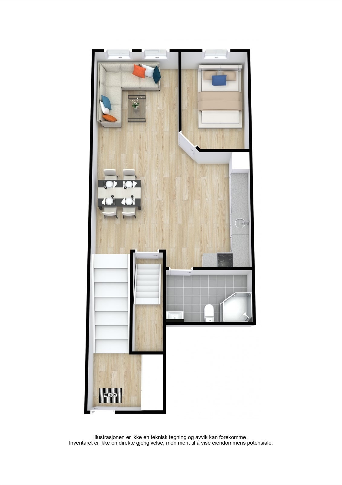 Plantegning Galleribilde