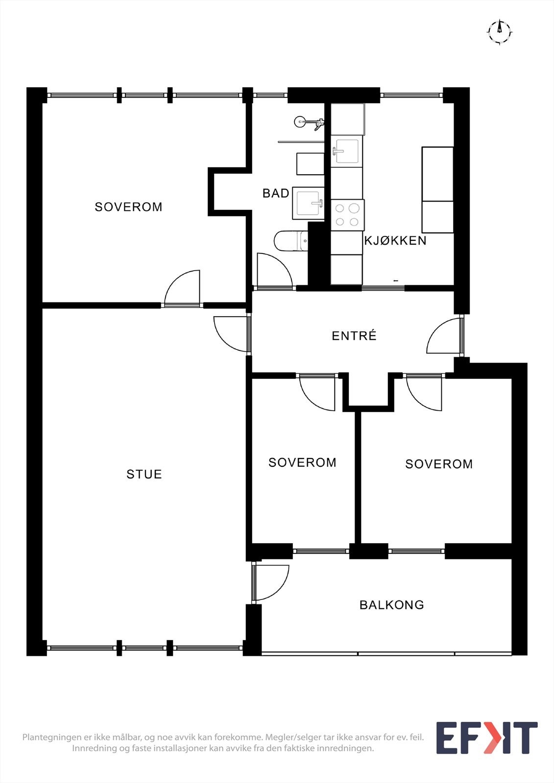 Plantegning Galleribilde