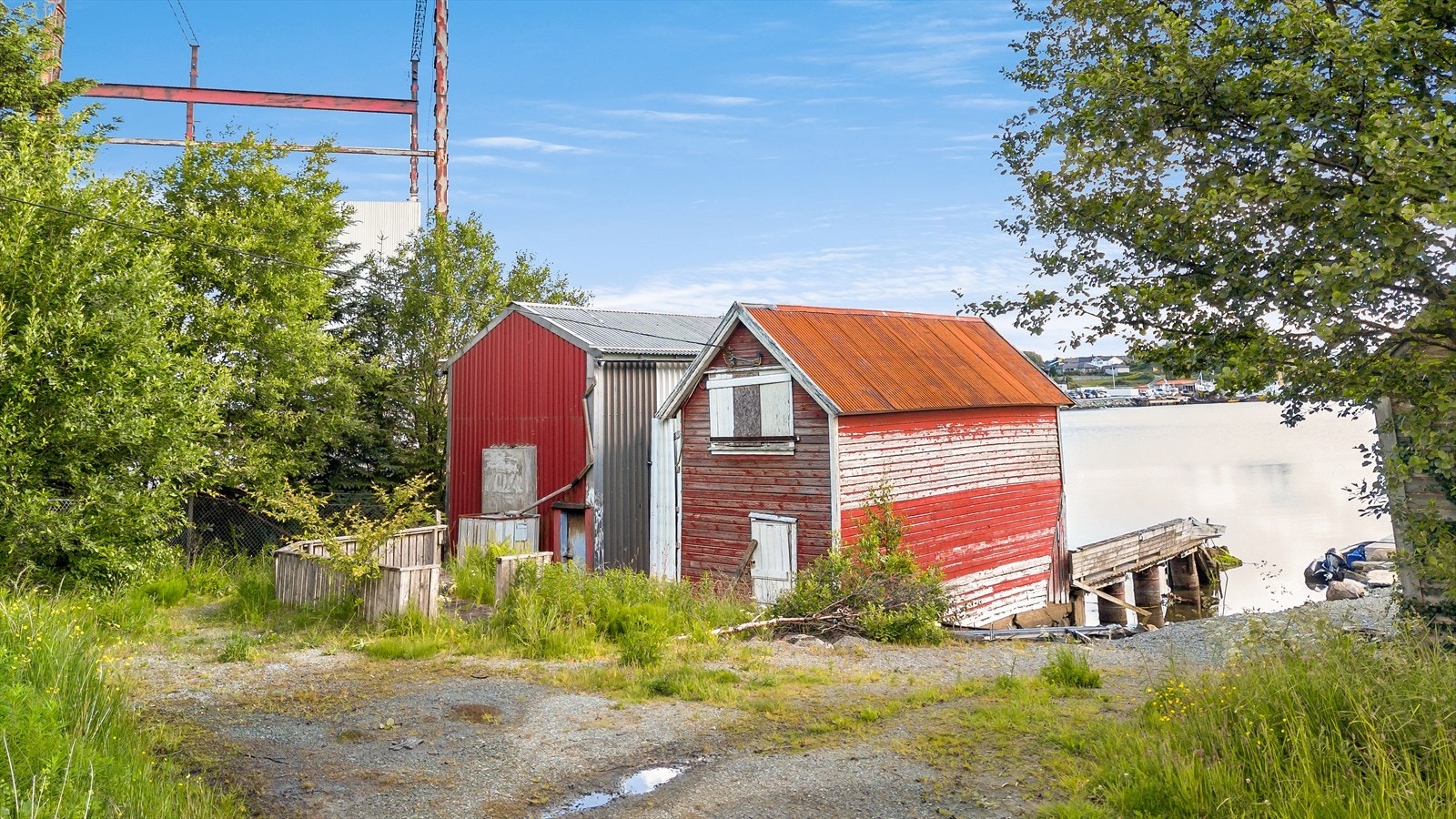 Sjøhusets bakside Galleribilde