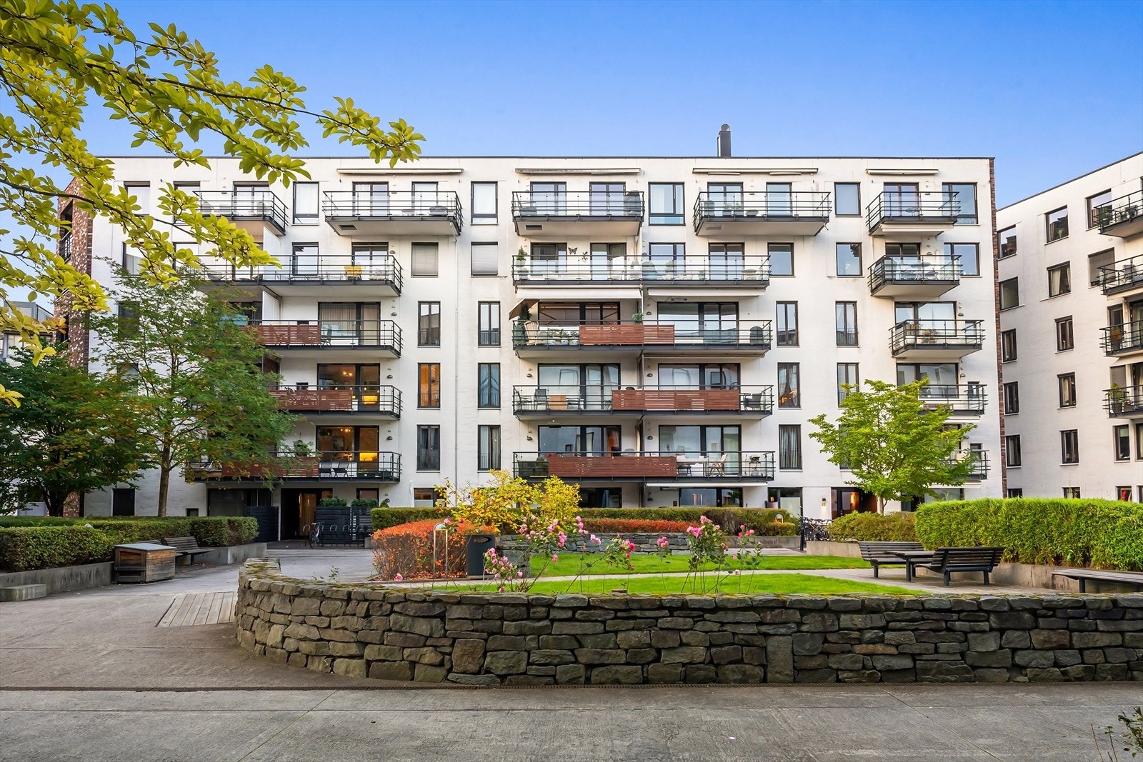 Fellesområder indre gård Galleribilde