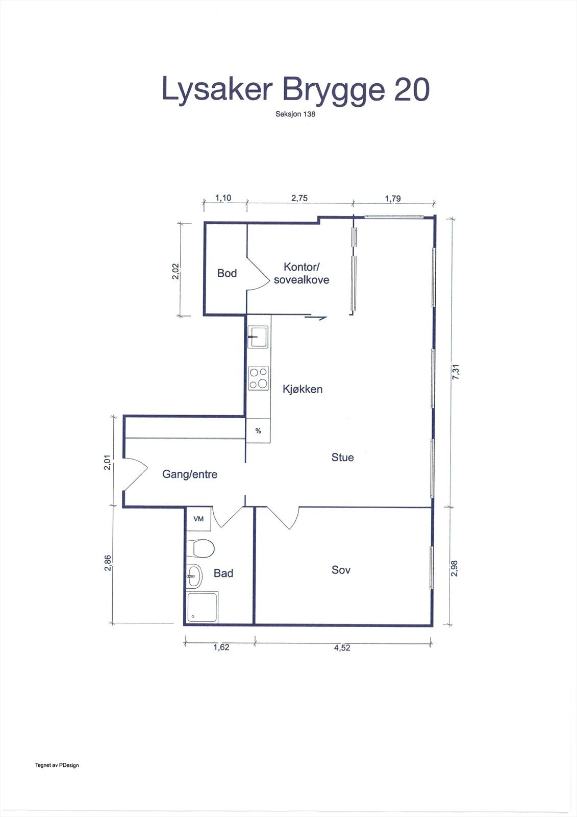 Plantegning Galleribilde