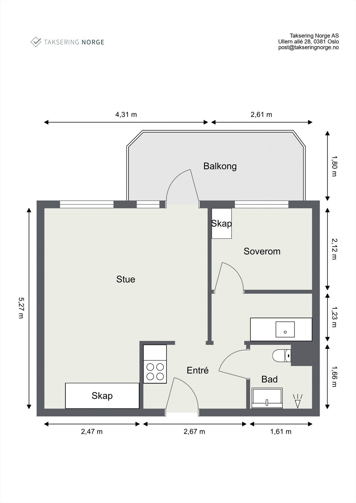 Planskisse. Galleribilde