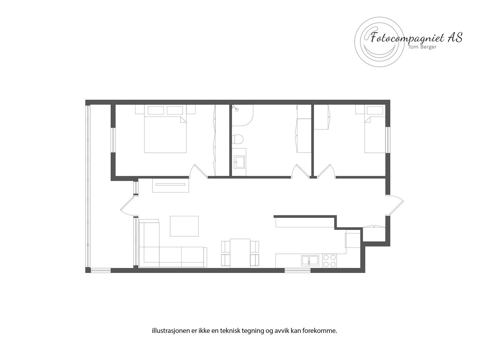 Plantegning Galleribilde