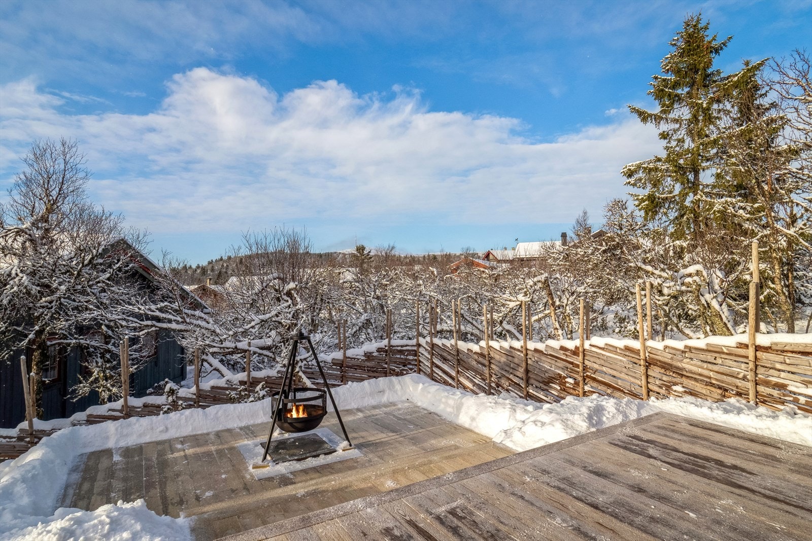 Trivelig uteplass. Galleribilde