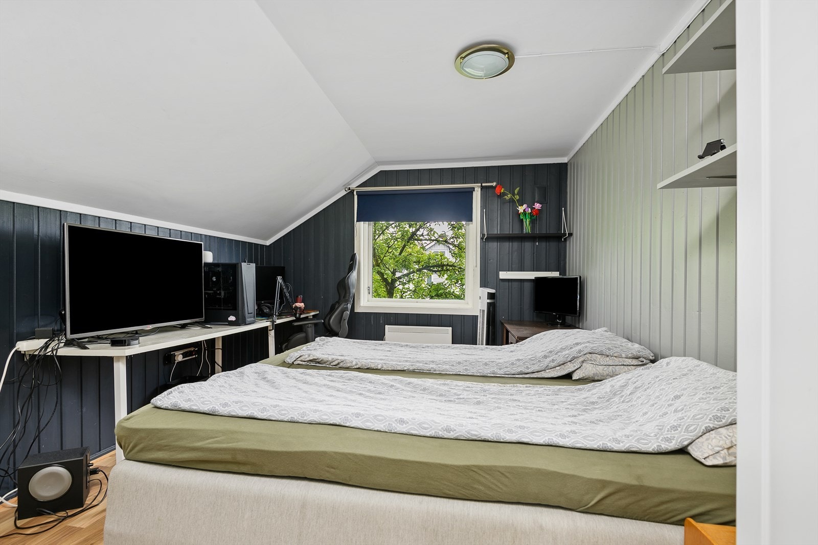 Soverom 3 har plass til dobbeltseng. Galleribilde