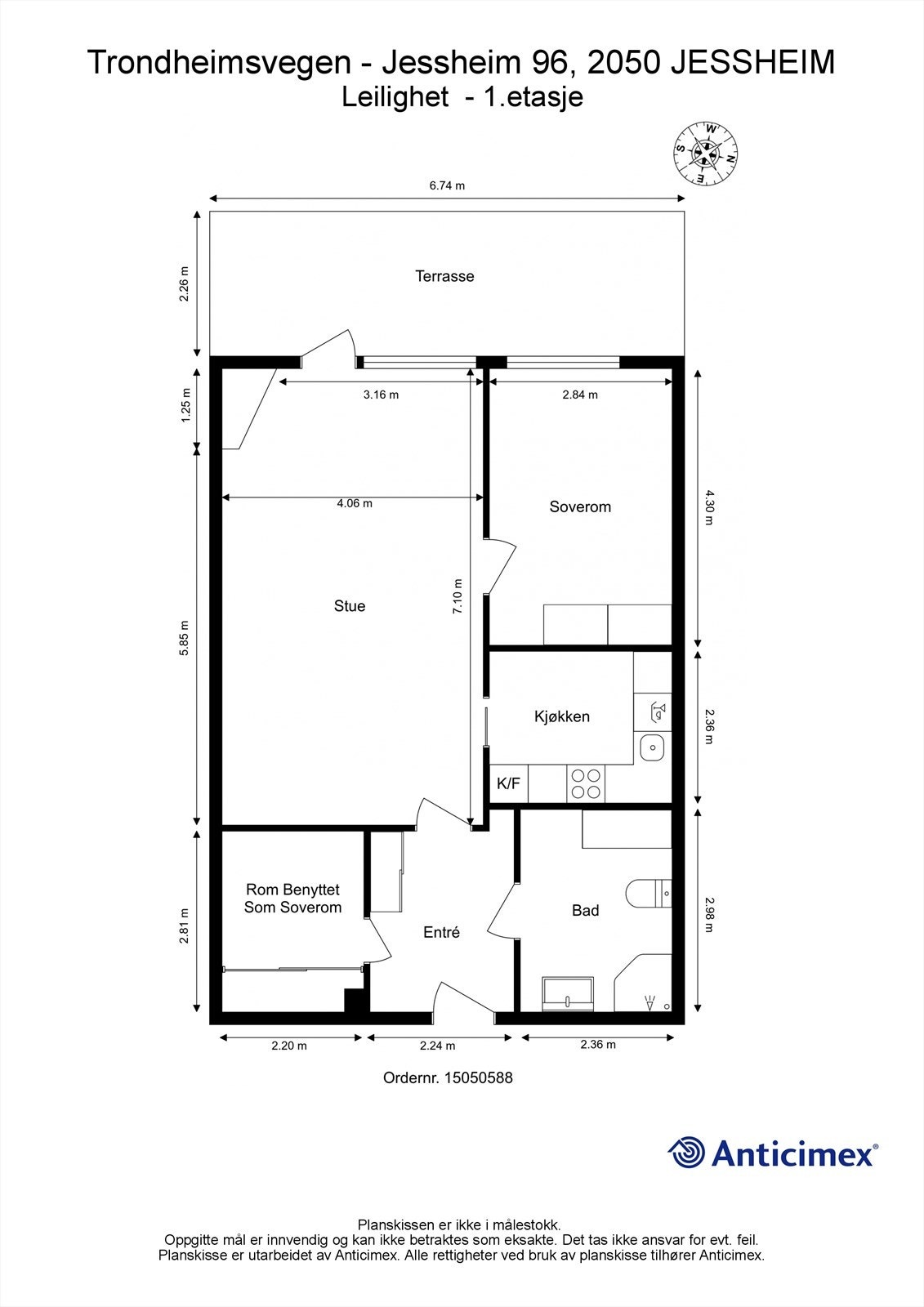 Plantegning Galleribilde