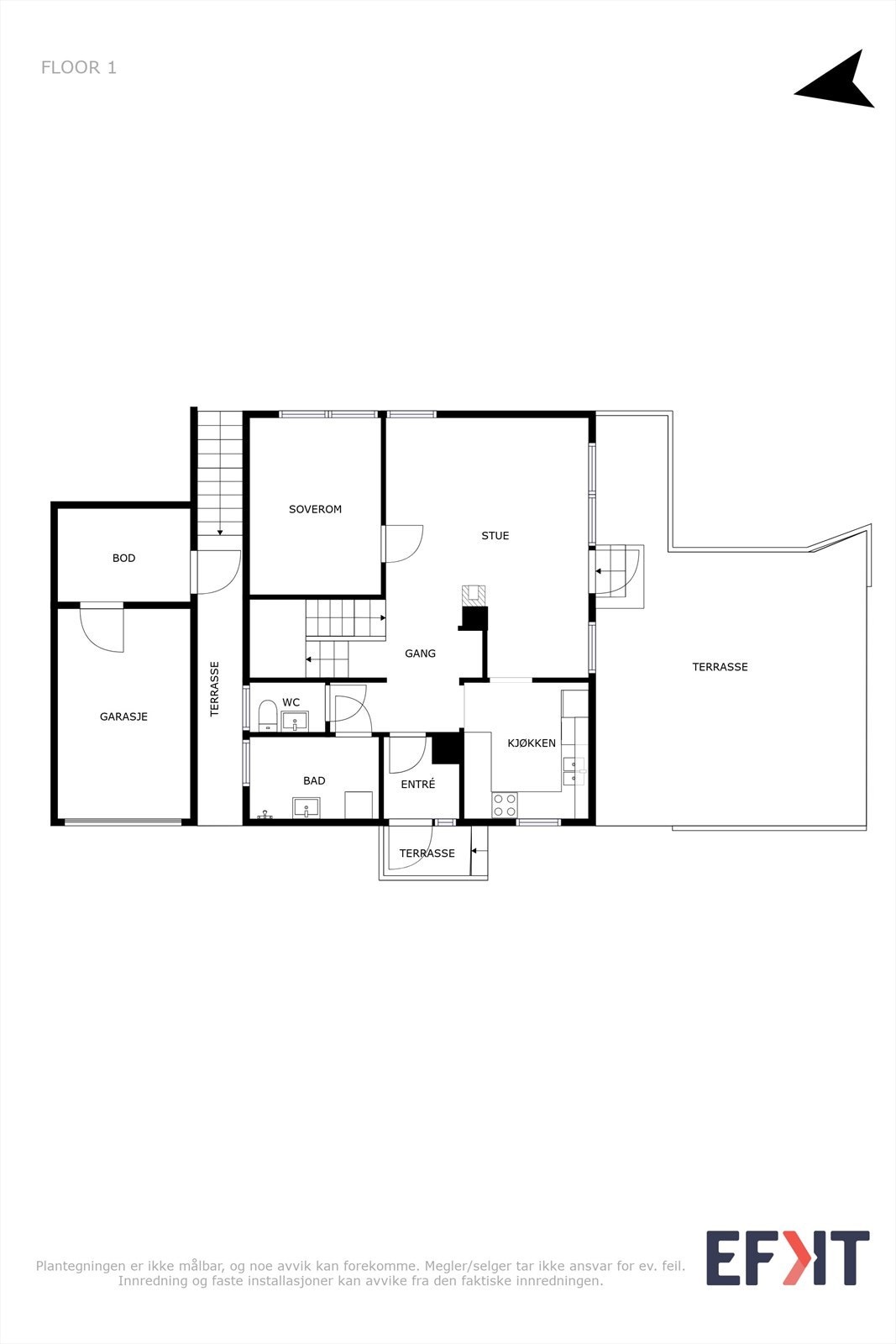 Velkommen inn til 1. etg. Galleribilde