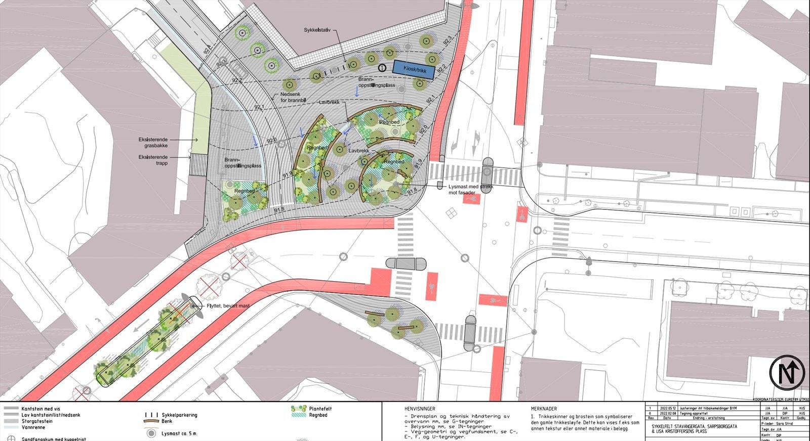 Landskapsplan Lisa Kristoffersen plass Galleribilde