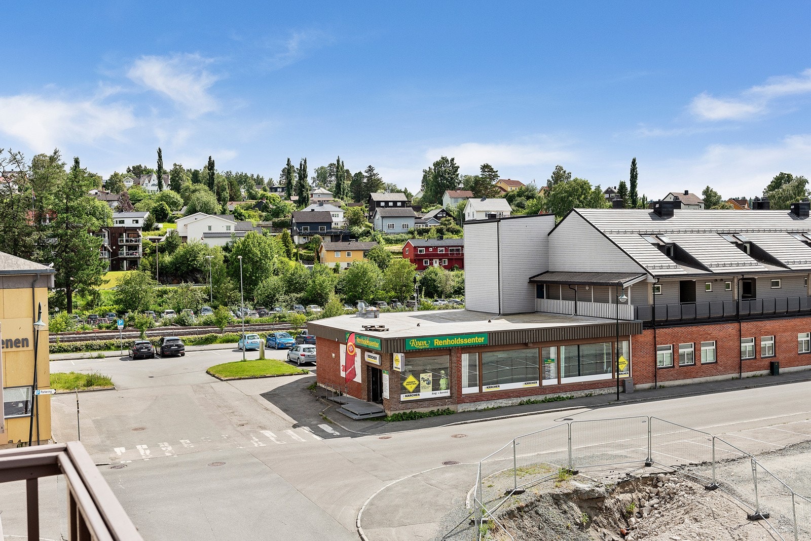 Utsikt fra terrassen. Galleribilde