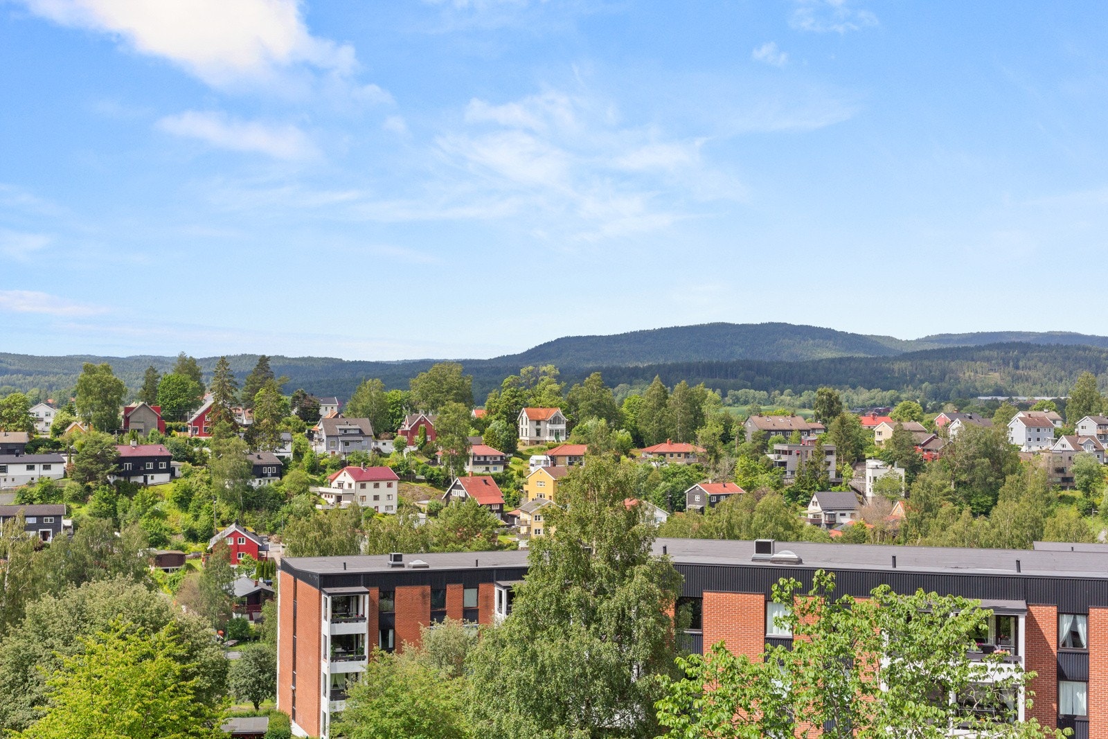 Utsikt fra balkongen. Galleribilde