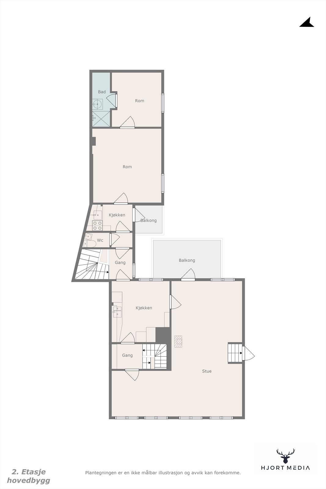 Plantegning Galleribilde