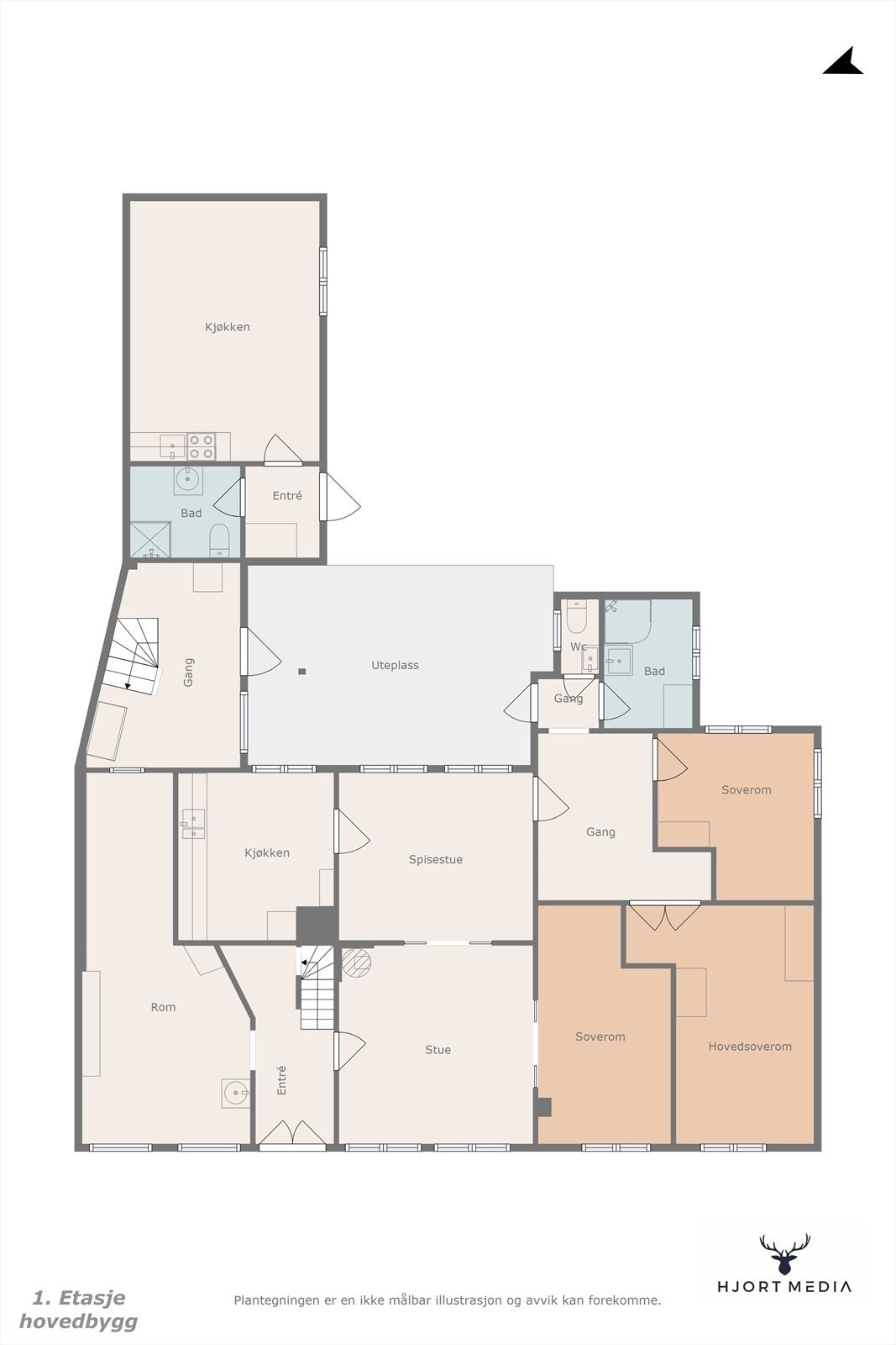 Plantegning Galleribilde