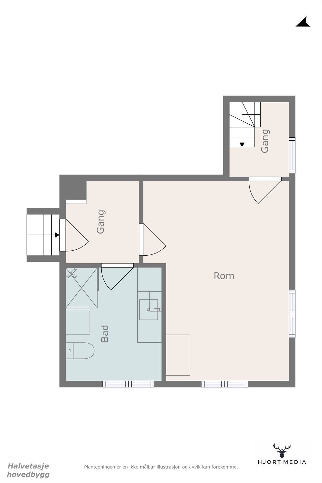 Plantegning Galleribilde