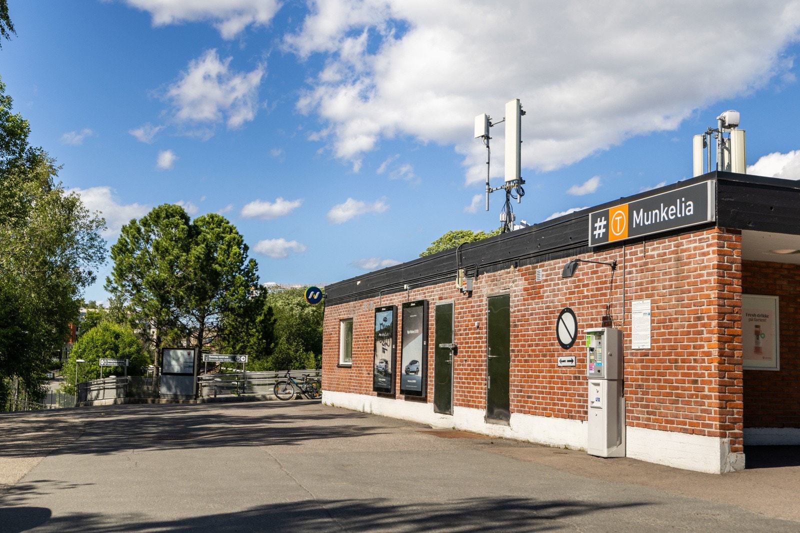Munkelia T-banestasjon. Galleribilde