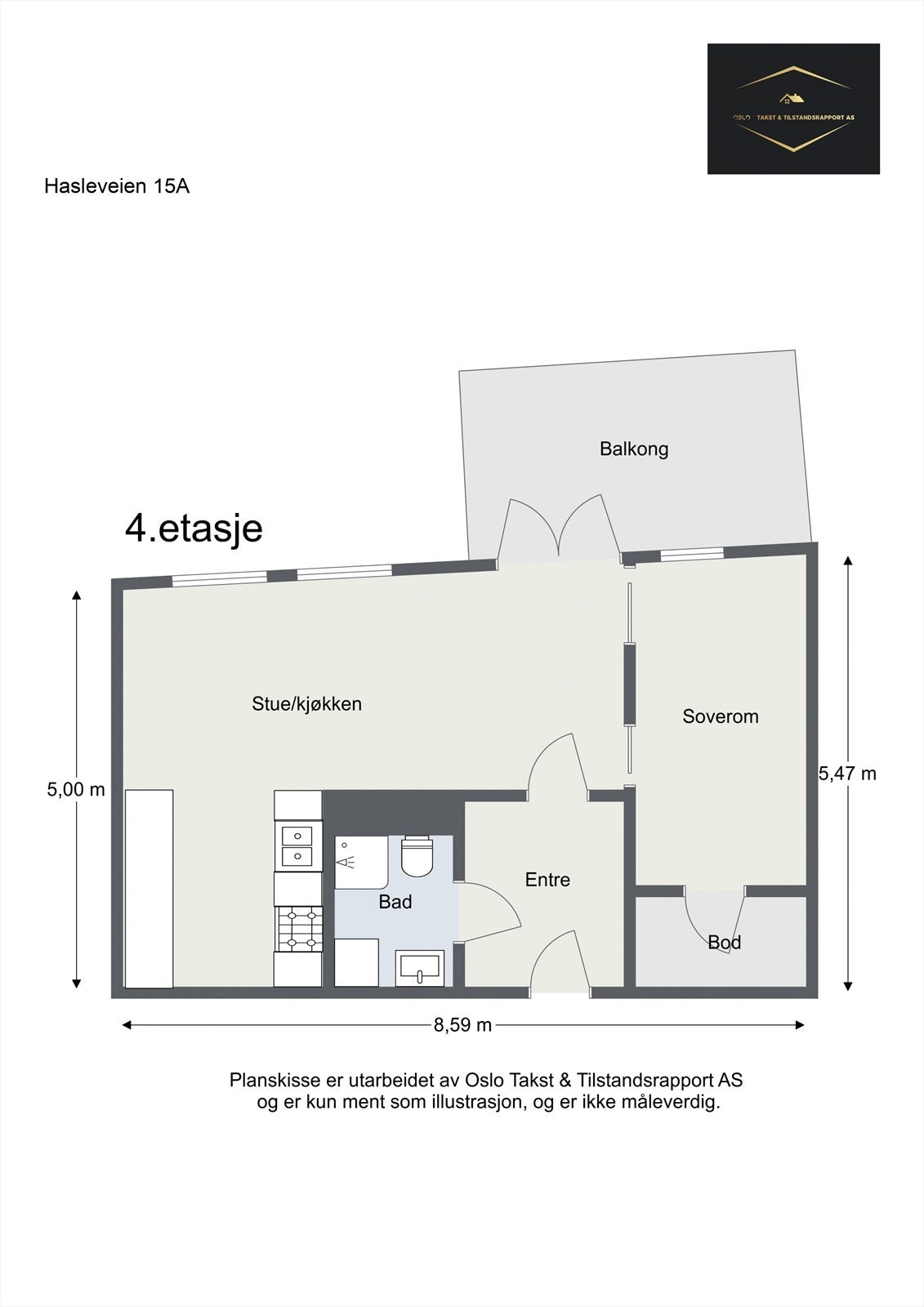 Plantegning til orientering. Galleribilde