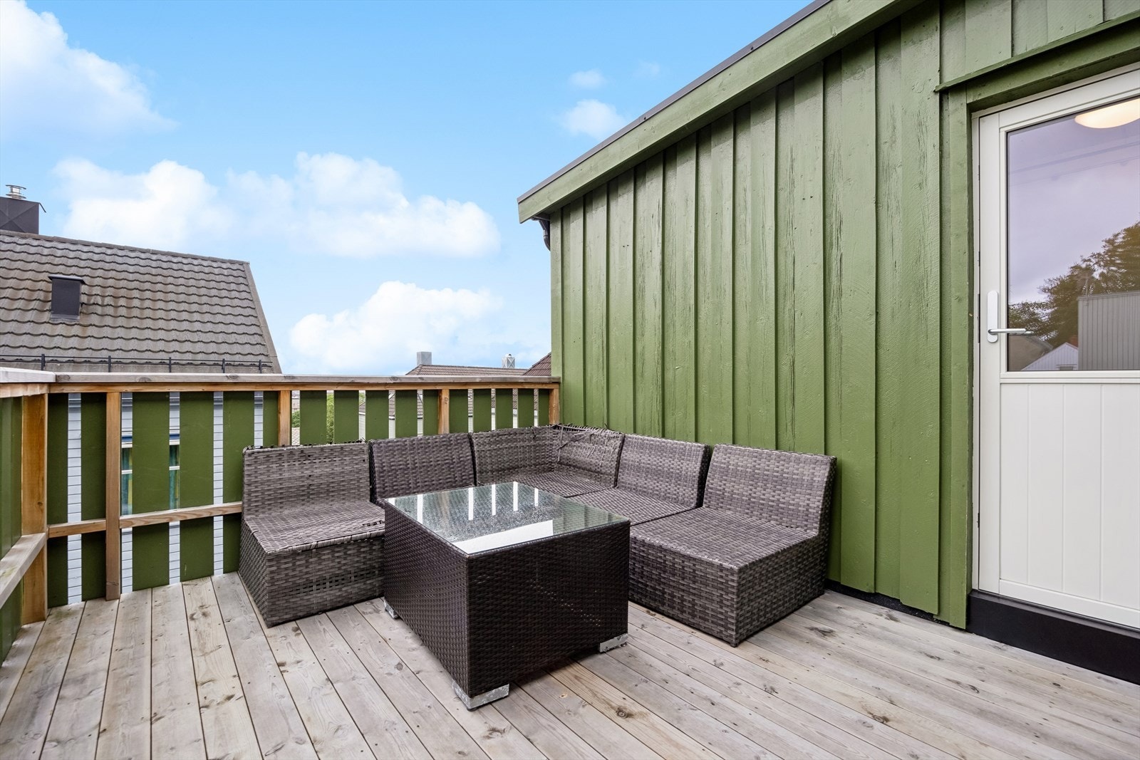 Balkong i andre etasje. Galleribilde