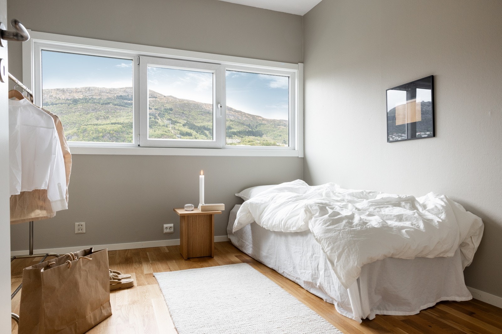 Leiligheten har to soverom på 9,2 og 11,6 kvm. Galleribilde