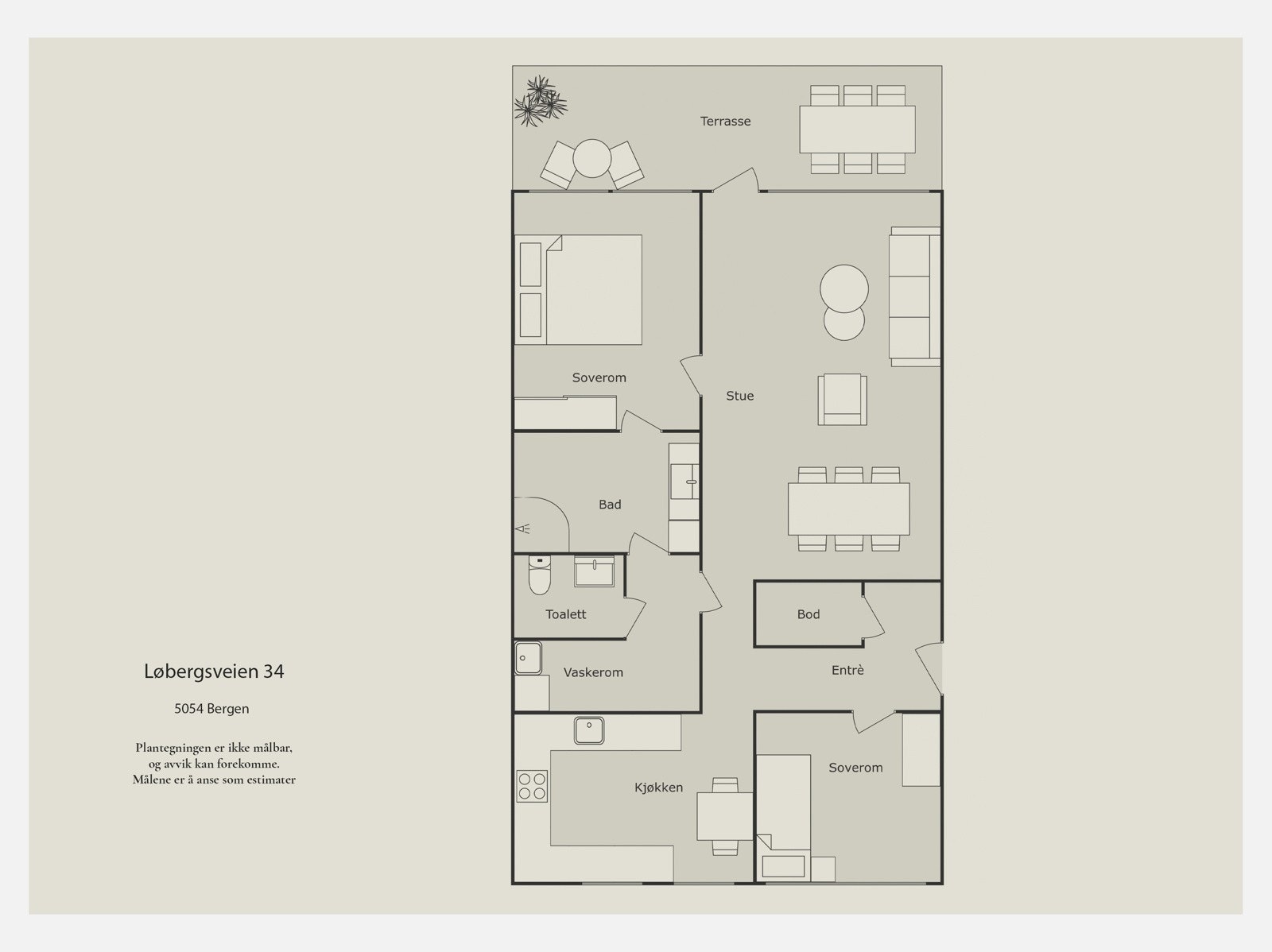 Plantegning. Galleribilde