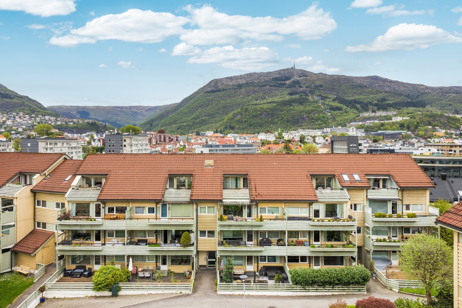 Utsikten fra kjøkkenet. Galleribilde