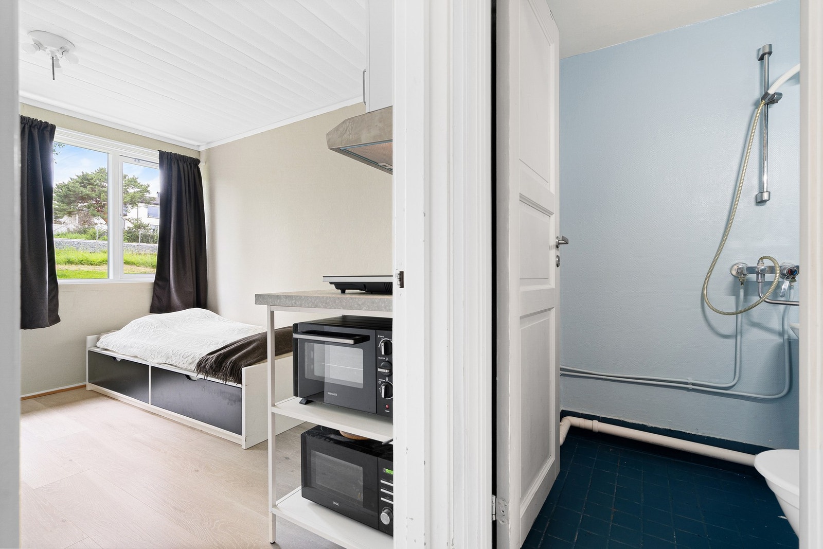 Fra entréen har man tilgang til badet. Galleribilde
