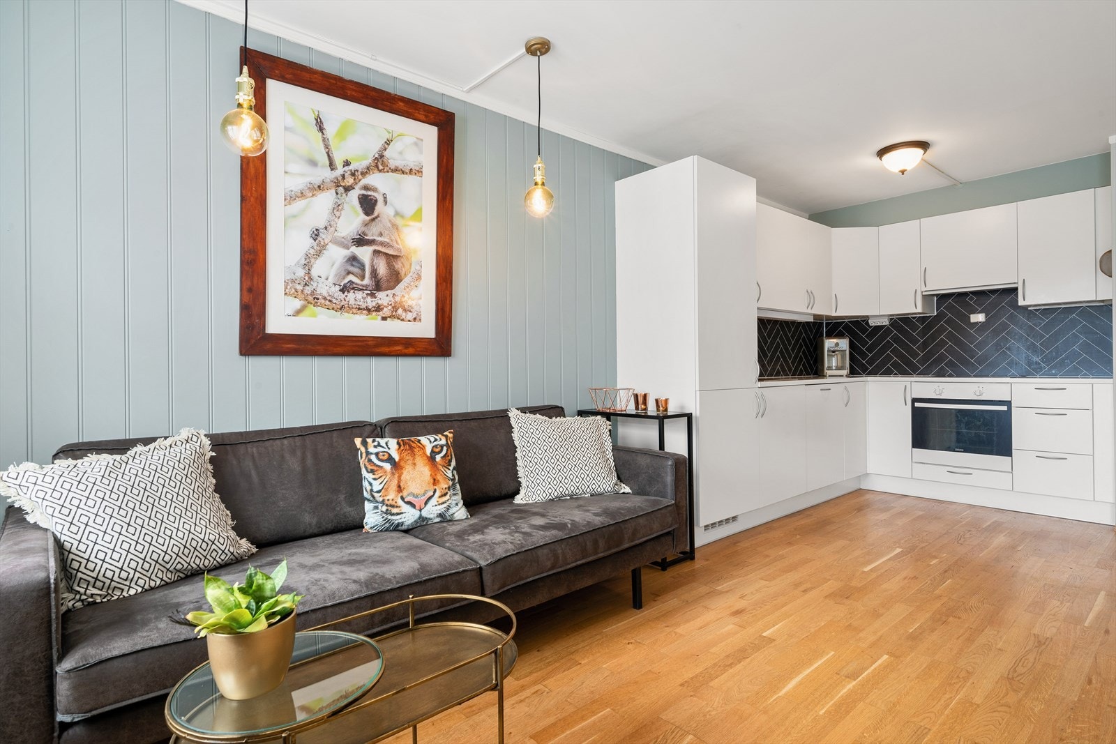 Stue/kjøkken. Galleribilde