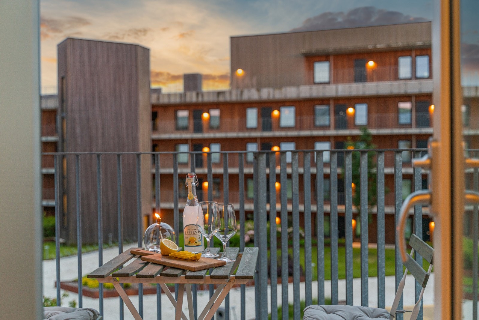 Kveldsbilde - Balkong Galleribilde