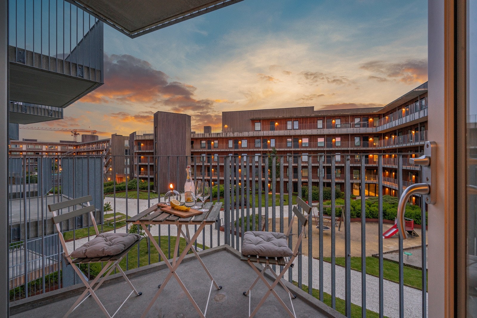 Kveldsbilde - Balkong Galleribilde