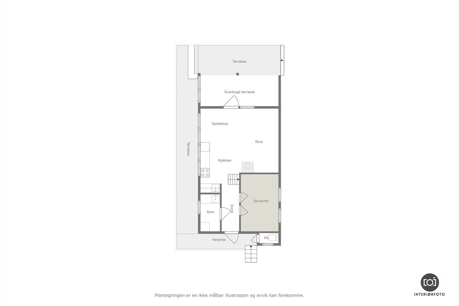 Plantegning Galleribilde