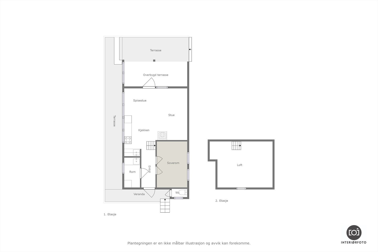 Plantegning Galleribilde