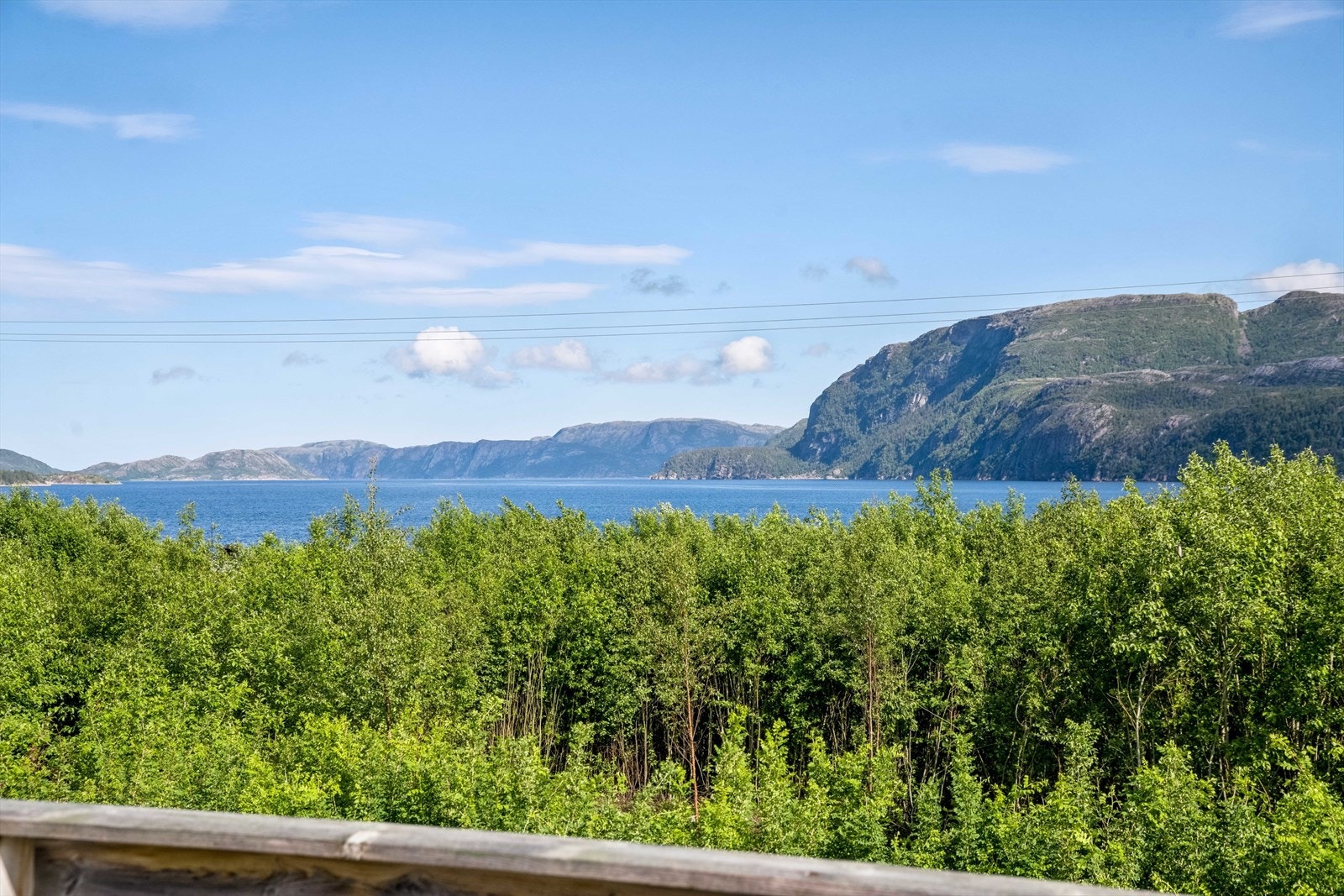Utsikt over fjorden Galleribilde