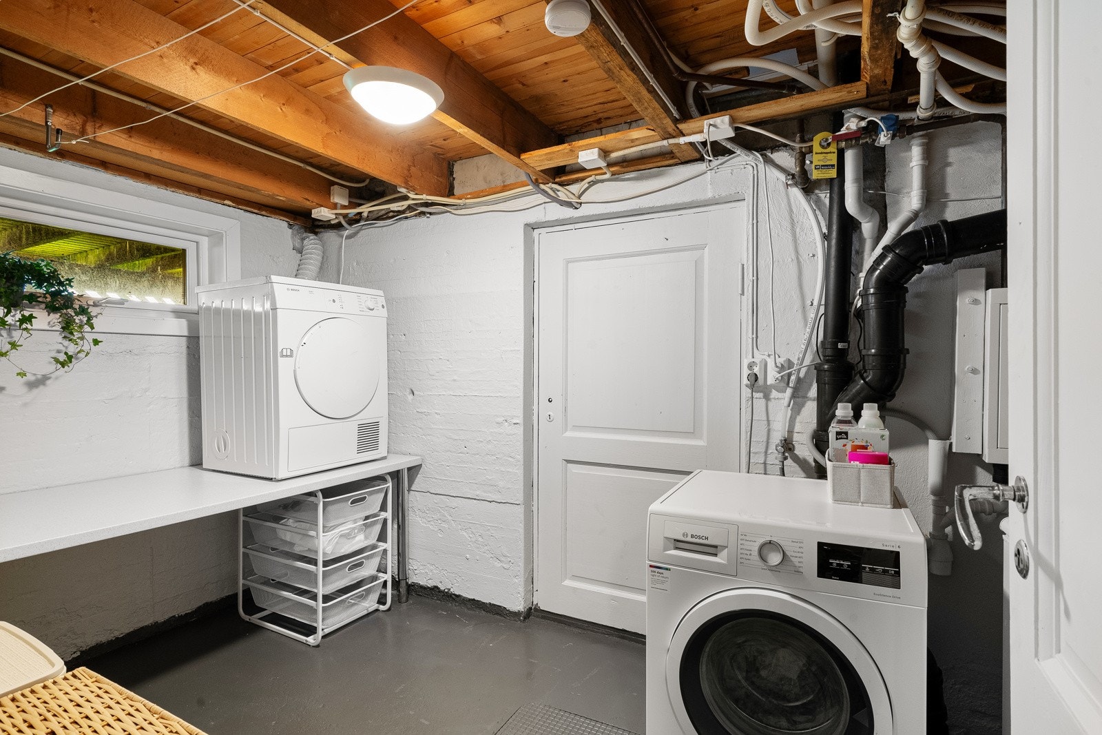 Praktisk vaskerom. Galleribilde